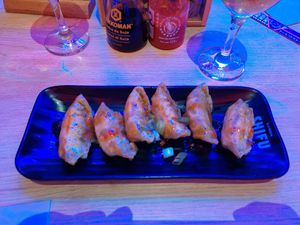 Starter / fried veggie gyozas at Ramen Shifu - Chueca in Madrid
