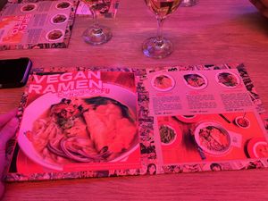 Carta vegana  at Ramen Shifu - Chueca in Madrid