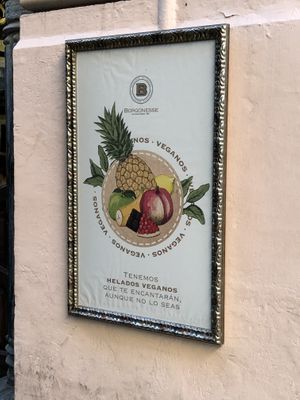 Advertising  at Borgonesse in Alicante