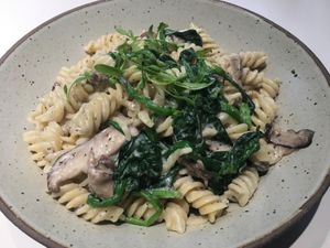 truffle and mushroom pasta at Green Common - Raffles City in Shanghai
