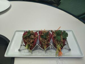 Filled steamed buns. at Green Common - Raffles City in Shanghai