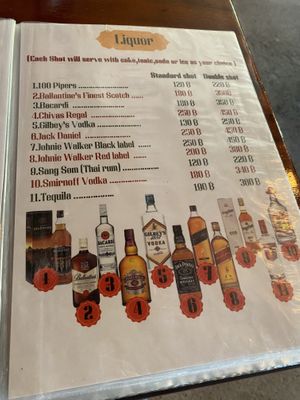 Menu (Feb 2024)  at Babu's Indian Hot in Koh Samui