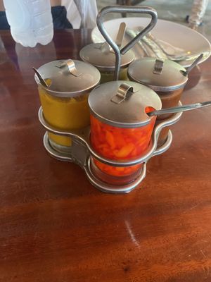 Chutneys   at Babu's Indian Hot in Koh Samui
