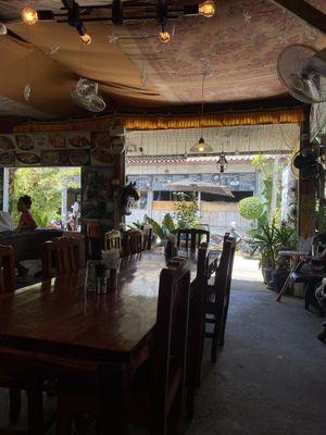 Inside   at Babu's Indian Hot in Koh Samui