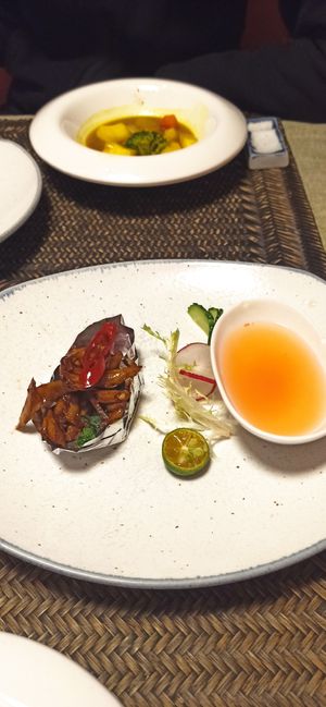 Braised mushrooms at Living Lab in Hangzhou