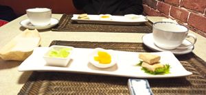 Set menu at Living Lab in Hangzhou