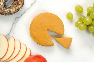 Sharp Cheddar - Vegan Wheel
Dairy-free, Gluten-free, GMO-free at Vegan Stokes Cheese in Markham