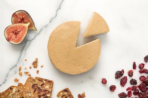 Smoked Gouda - Vegan Wheel
Dairy-free, Gluten-free, GMO free at Vegan Stokes Cheese in Markham