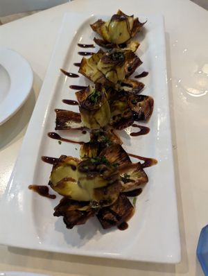 Flash Fried Artichoke Hearts at Blu Kouzina in Sarasota