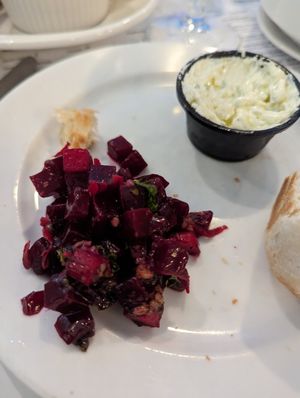 Beet and Apple Salad at Blu Kouzina in Sarasota