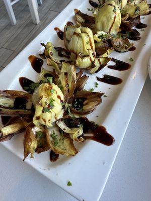 Artichokes  at Blu Kouzina in Sarasota