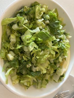Lettuce salad YUM  at Blu Kouzina in Sarasota