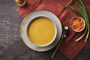 Levantine Lentil Soup (VEGAN) at Zaatar w Zeit in Vancouver