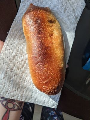 Vegan Bagel Dog at Balsam Bagels in Rochester