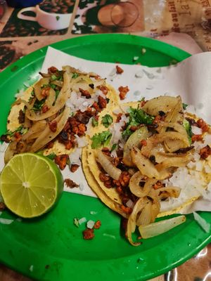 Pastor at Taquitos Veganos el Encino - Food Stand in Aguascalientes