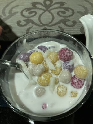 Dumplings in coconut milk  at Khaolak Merlin Resort in Khao Lak