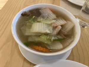 Thai noodle soup  at Khaolak Merlin Resort in Khao Lak