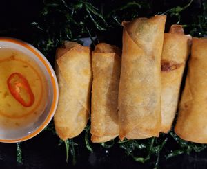 Vegetable Spring Roll at Khaolak Merlin Resort in Khao Lak