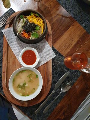 Bibimbap at Scenario Cafe in Yeronga