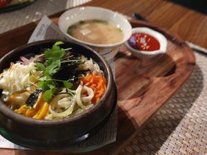 Bibimbap at Scenario Cafe in Yeronga