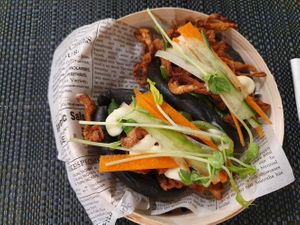 Vegan Bao at Scenario Cafe in Yeronga