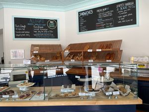 Counter at Allegro Bakery in Pittsburgh