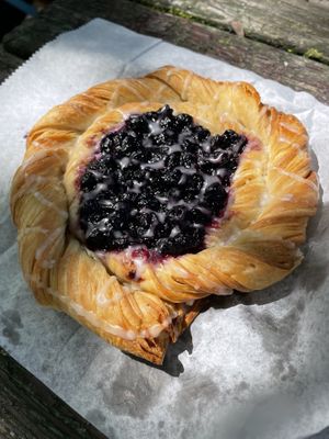 Blueberry danish  at Allegro Bakery in Pittsburgh