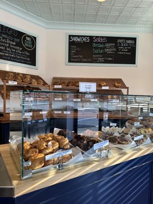 Inside of bakery  at Allegro Bakery in Pittsburgh