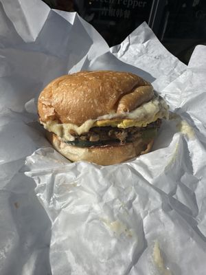 Breakfast sandwich  at Allegro Bakery in Pittsburgh