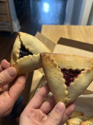 Hamantaschen   at Allegro Bakery in Pittsburgh