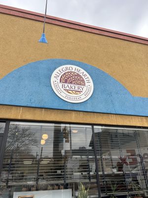 Sign outside the store   at Allegro Bakery in Pittsburgh