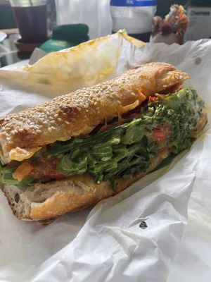 Special- seitan cheezesteak   at Allegro Bakery in Pittsburgh