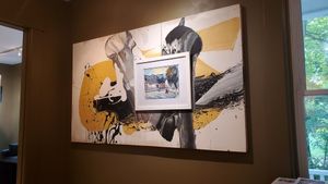 Cai's art at Cai's Dim Sum Catering in Brattleboro