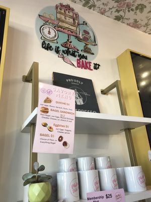 Ooh savory menu!  at Phatties Bake Shop in San Diego