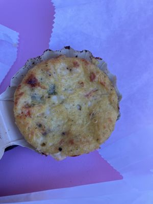 Egg bite  at Phatties Bake Shop in San Diego