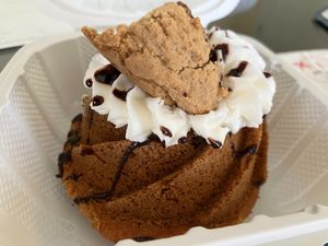Cookie dough wave cake at Phatties Bake Shop in San Diego