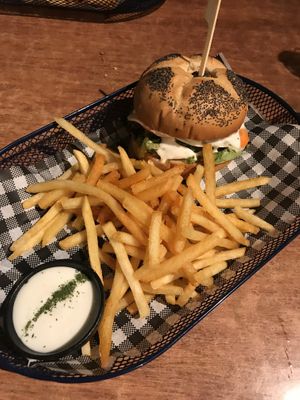 Bahn mi burger  at Vego Delish in Perth