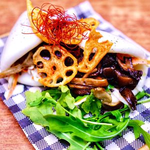 Bao buns  at Vego Delish in Perth