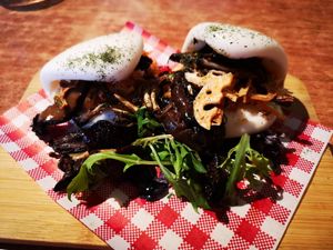 Mixed Shroom Bao Buns at Vego Delish in Perth