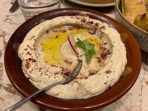 HUMMUS at Lillah Middle Eastern in Lane Cove