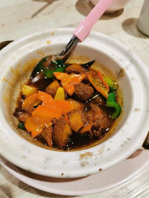 三杯猴头菇 at SSL Vegetarian 顺顺来素食 in North Singapore