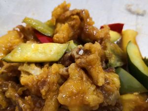 酸甜鲍鱼菇 at SSL Vegetarian 顺顺来素食 in North Singapore