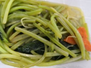 Sweet potato leaf at SSL Vegetarian 顺顺来素食 in North Singapore