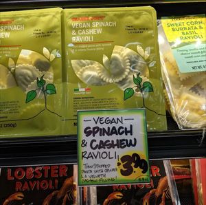 Vegan pasta at Trader Joe's in Phoenix