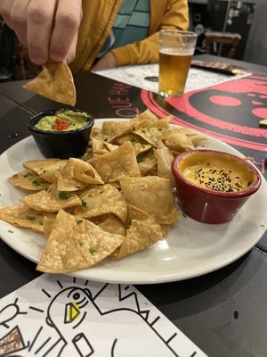 Nachos to share  at Mahara in A Coruna