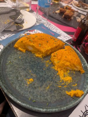 Tortilla vegana at Mahara in A Coruna