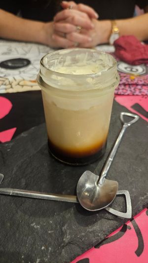 Flan de queso at Mahara in A Coruna