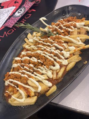 Loaded fried   at Mahara in A Coruna