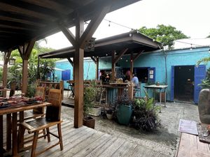 Bar view   at Rhumb Lines in St John