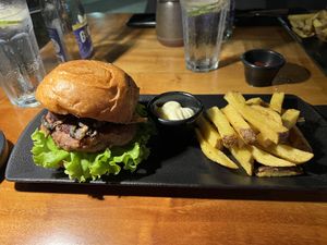 Beyond Burger 🍔   at Midori in Puerto Baquerizo Moreno
